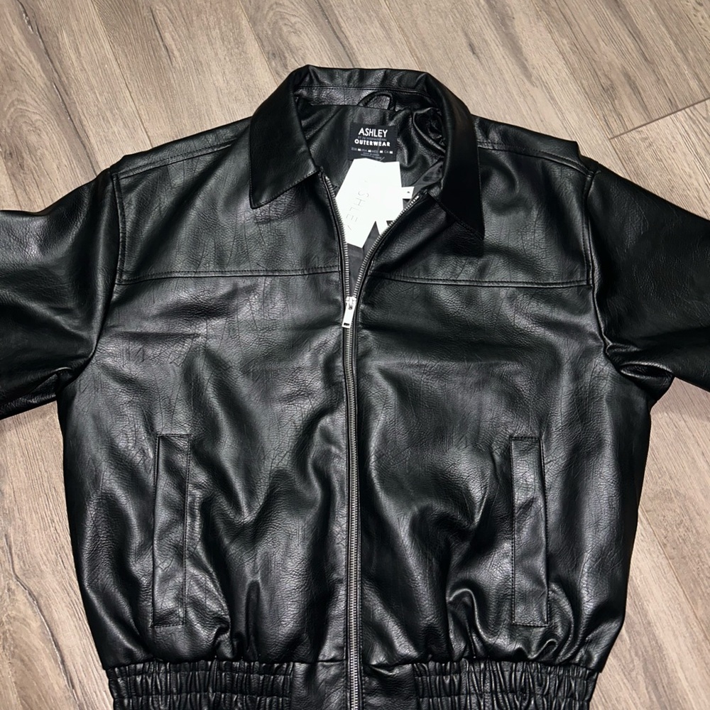 Ashley By 26 International Black Bomber Jacket